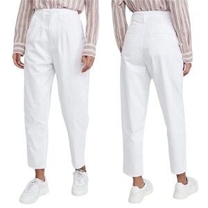 Levi’s White Pleated Balloon Leg Pants
